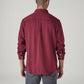 Men's Solid Slim Fit Shirt - Back View