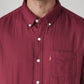 Men's Solid Slim Fit Shirt - Detail View