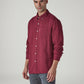 Men's Solid Slim Fit Shirt - Side View