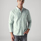 Men's Striped Slim Fit Oxford Shirt - Styleshot View