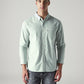 Men's Striped Slim Fit Oxford Shirt - Front View