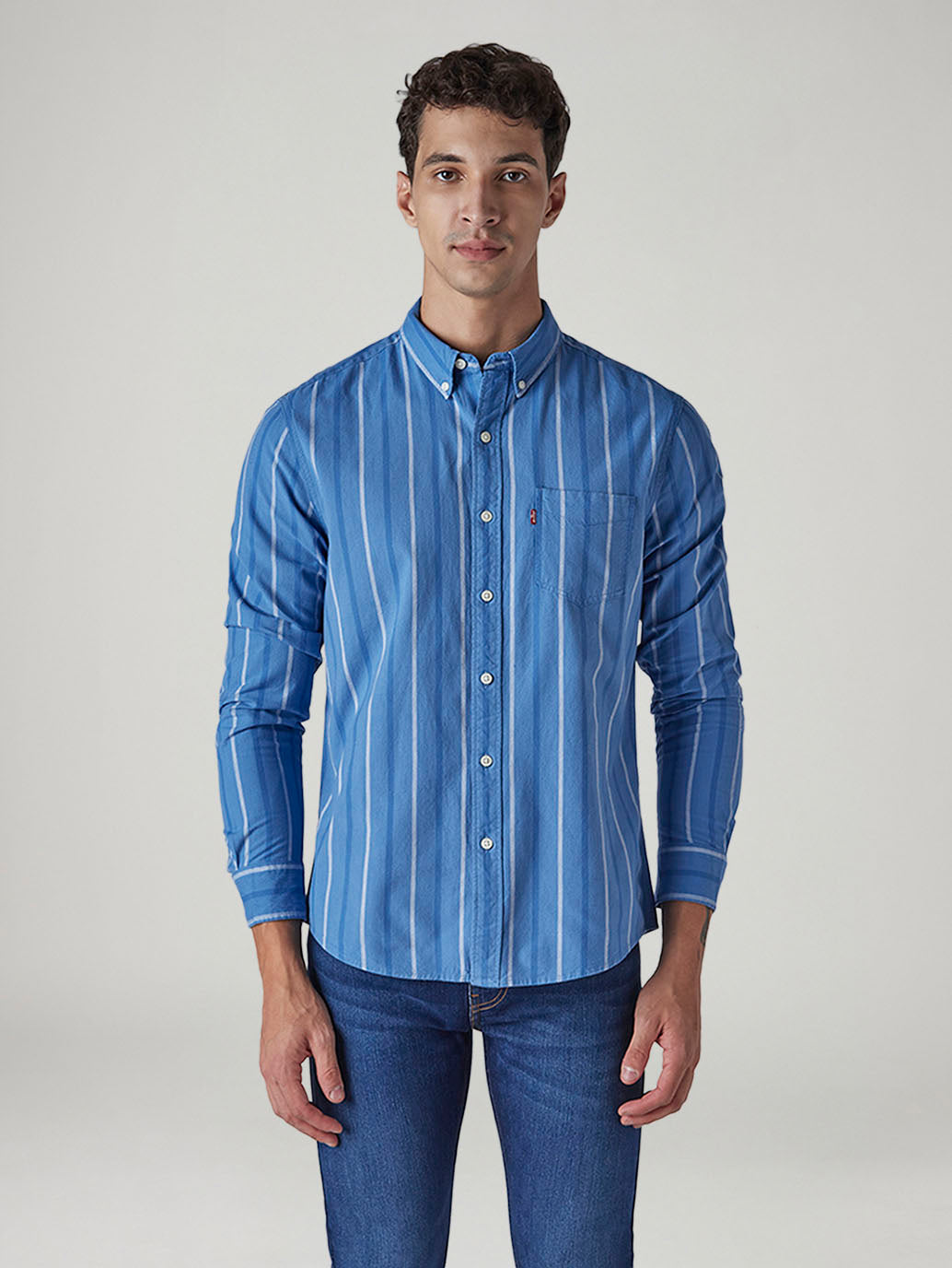 Men's Striped Slim Fit Shirt - 20 View