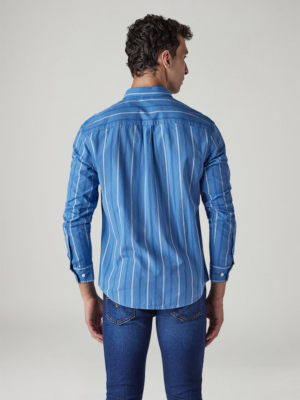 Men's Striped Slim Fit Shirt - 20 View