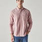 Men's Striped Slim Fit Oxford Shirt - Front View