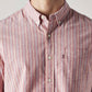 Men's Striped Slim Fit Oxford Shirt - Detail View