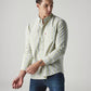 Men's Striped Slim Fit Oxford Shirt - Styleshot View