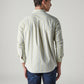 Men's Striped Slim Fit Oxford Shirt - Back View