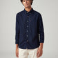 Men's Solid Slim Fit Oxford Shirt - Front View