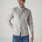 Men's Striped Slim Fit Oxford Shirt - 20 View
