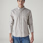 Men's Striped Slim Fit Oxford Shirt - 20 View