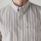 Men's Striped Slim Fit Oxford Shirt - 20 View