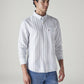 Men's Striped Slim Fit Oxford Shirt - 20 View