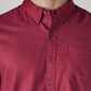 Men's Solid Button Down Collar Slim Fit Oxford Shirt - Detail View