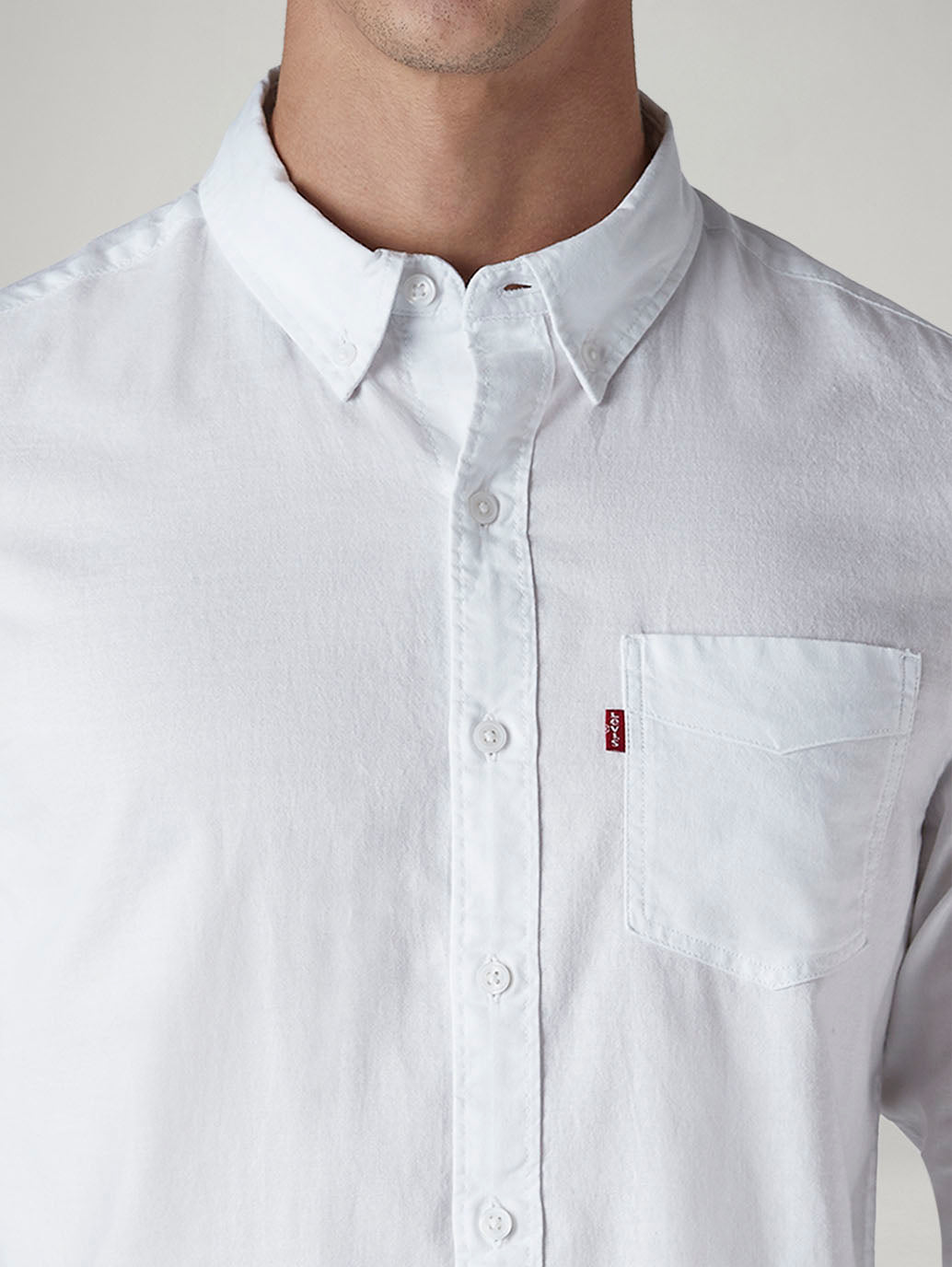 Men's Solid Button Down Collar Slim Fit Oxford Shirt - 20 View