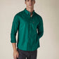 Men's Solid Button Down Collar Slim Fit Oxford Shirt - Styleshot View
