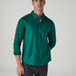 Men's Solid Button Down Collar Slim Fit Oxford Shirt - 20 View
