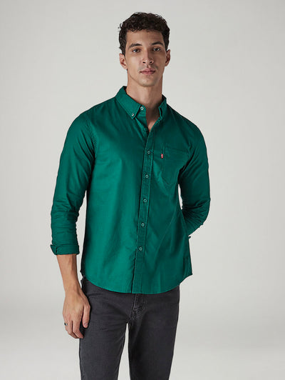 levi's Men's Solid Button Down Collar Slim Fit Oxford Shirt-picture-21