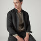 Men's Solid Button Down Collar Slim Fit Oxford Shirt - Styleshot View