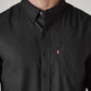 Men's Solid Button Down Collar Slim Fit Oxford Shirt - Detail View