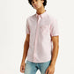 Men's Solid Slim Fit Oxford Shirt - Side View