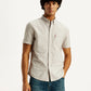 Men's Solid Slim Fit Oxford Shirt - Styleshot View