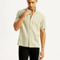 Men's Self Design Relaxed Fit Resort Collar Shirt - Styleshot View