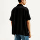 Men's Striped Relaxed Fit Resort Collar Shirt - Back View