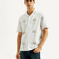 Men's Printed Relaxed Fit Resort Collar Shirt - Styleshot View