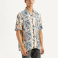 Men's All Over Print Multi Color Slim Fit Camp Shirt - Side View