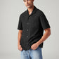 Men's Embroidered Relaxed Fit Resort Collar Shirt - Styleshot View