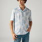 Men's Floral Relaxed Fit Resort Collar Shirt - Front View