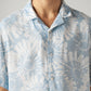 Men's Floral Relaxed Fit Resort Collar Shirt - Detail View