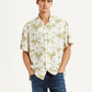 Men's Floral Olive Relaxed Fit Camp Shirt - Styleshot View