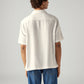 Men's Solid Relaxed Fit Resort Collar Shirt - Back View