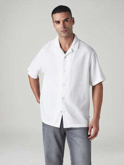 levi's Men's Textured Relaxed Fit Dobby Resort Collar Shirt-picture-30