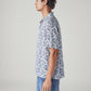 Men's Floral Relaxed Fit Resort Collar Shirt - Side View