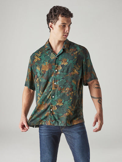 levi's Men's Printed Relaxed Fit Resort Collar Shirt-picture-21
