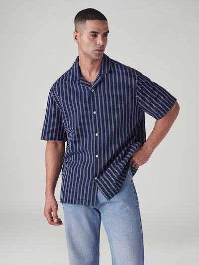 levi's Men's Striped Relaxed Fit Dobby Shirt-picture-10