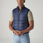 Men's Quilted Slim Fit Reversible Puffer Jacket - Front View