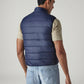 Men's Quilted Slim Fit Reversible Puffer Jacket - Back View