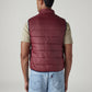 Men's Quilted Slim Fit Reversible Puffer Jacket - Back View
