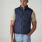 Men's Solid Quilted Slim Fit Jacket - Front View