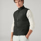 Men's Solid Slim Fit Puffer Jacket - Side View