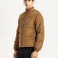 Men's Quilted Slim Fit Puffer Jacket - Side View