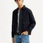 Men's Navy Solid Slim Fit Jacket - Styleshot View