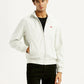 Men's Solid Off White Jacket - Styleshot View