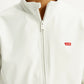 Men's Solid Off White Jacket - Detail View