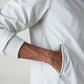 Men's Solid Regular Fit Jacket - Detail View