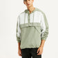 Men's Colorblock Green Windcheater Jacket - Styleshot View