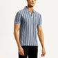 Men's Striped Slim Fit Polo T-shirt - Styleshot View
